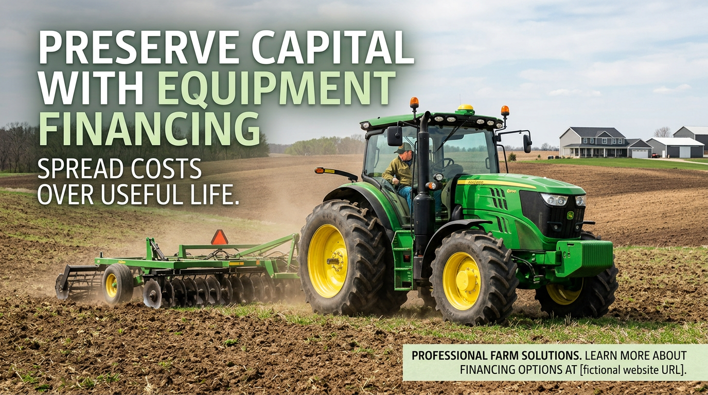 Preserve cash flow with farm financing