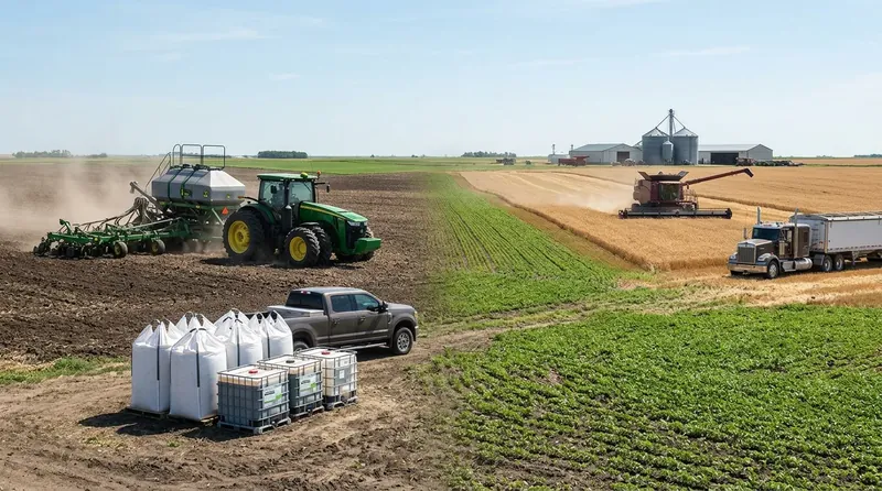 Farm inputs being financed in spring against fall harvest revenue