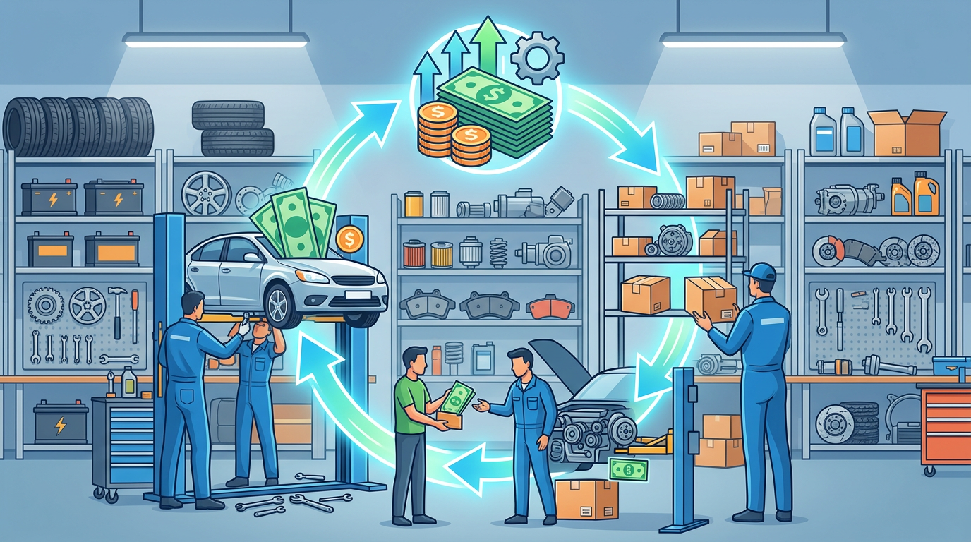 Line of credit for parts and payroll