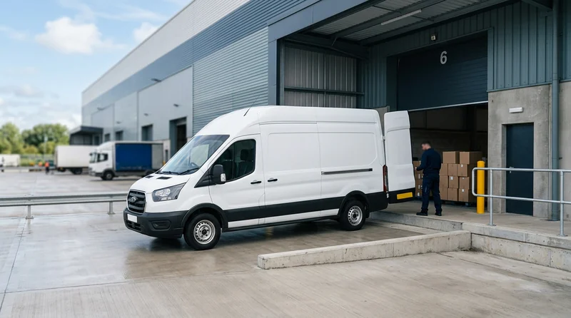 HVAC service van being financed and outfitted