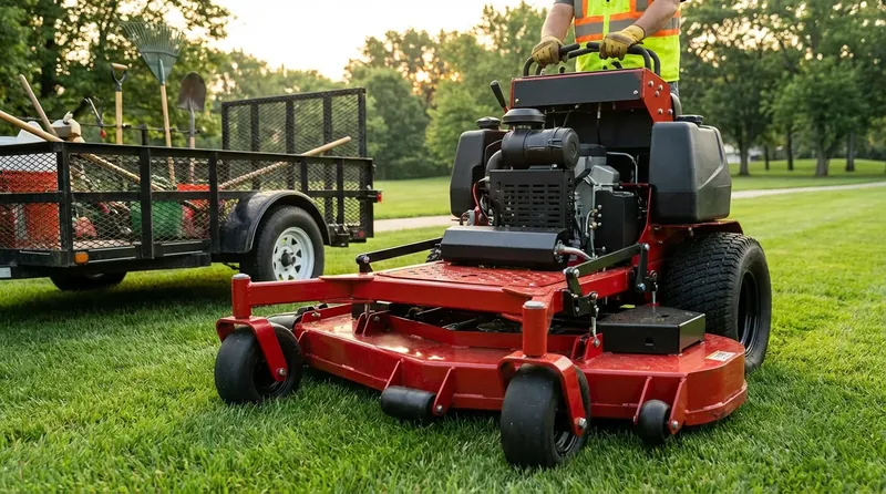 Commercial mower financing - should you buy your first or add another