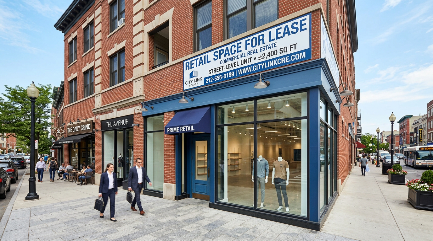 Retail storefront commercial property