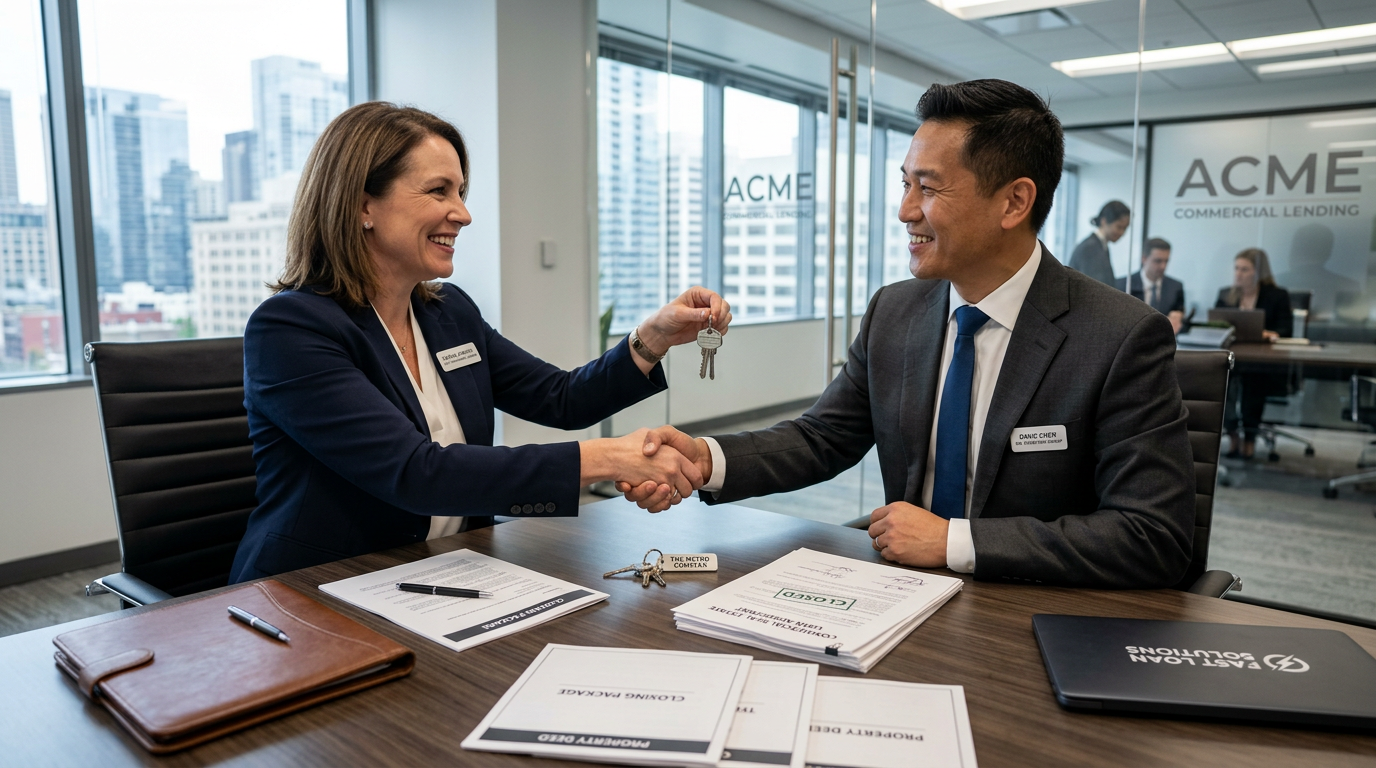 Faster commercial real estate loan closing