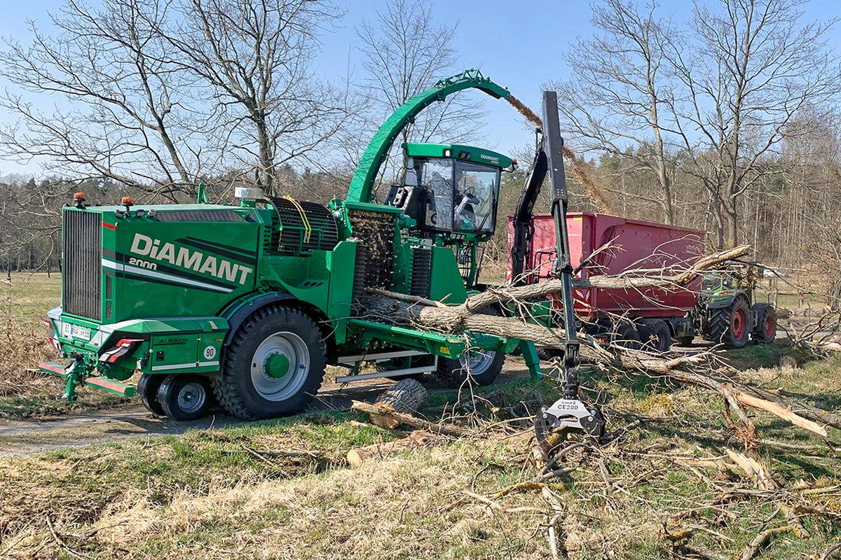 Albach Diamant 2000 whole-tree chipper
