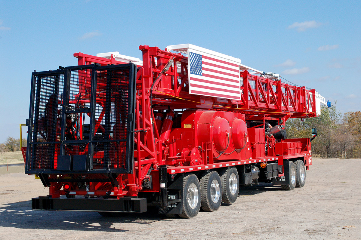 Service King SK 575 workover rig