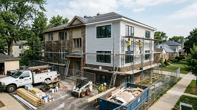 Multifamily fix-and-flip and rehab financing