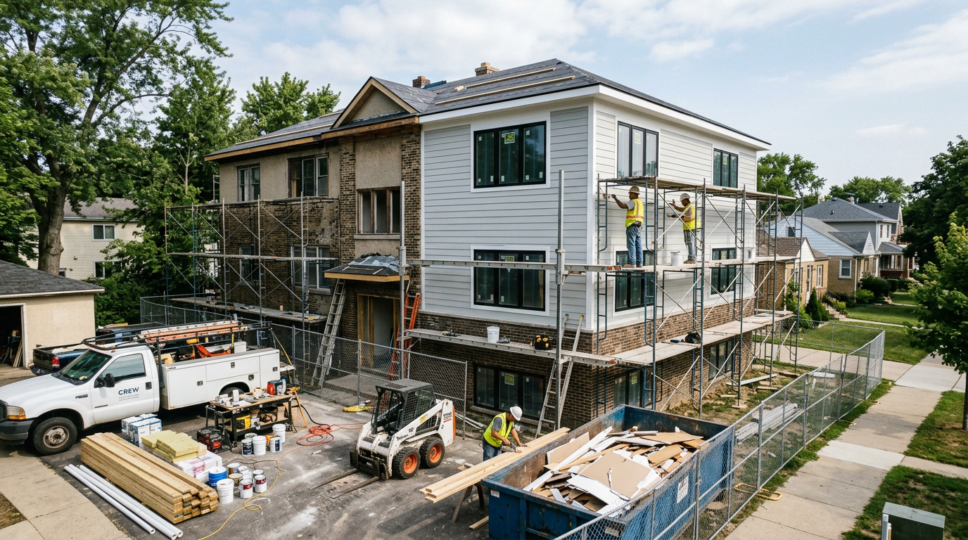 Multi-family fix and flip