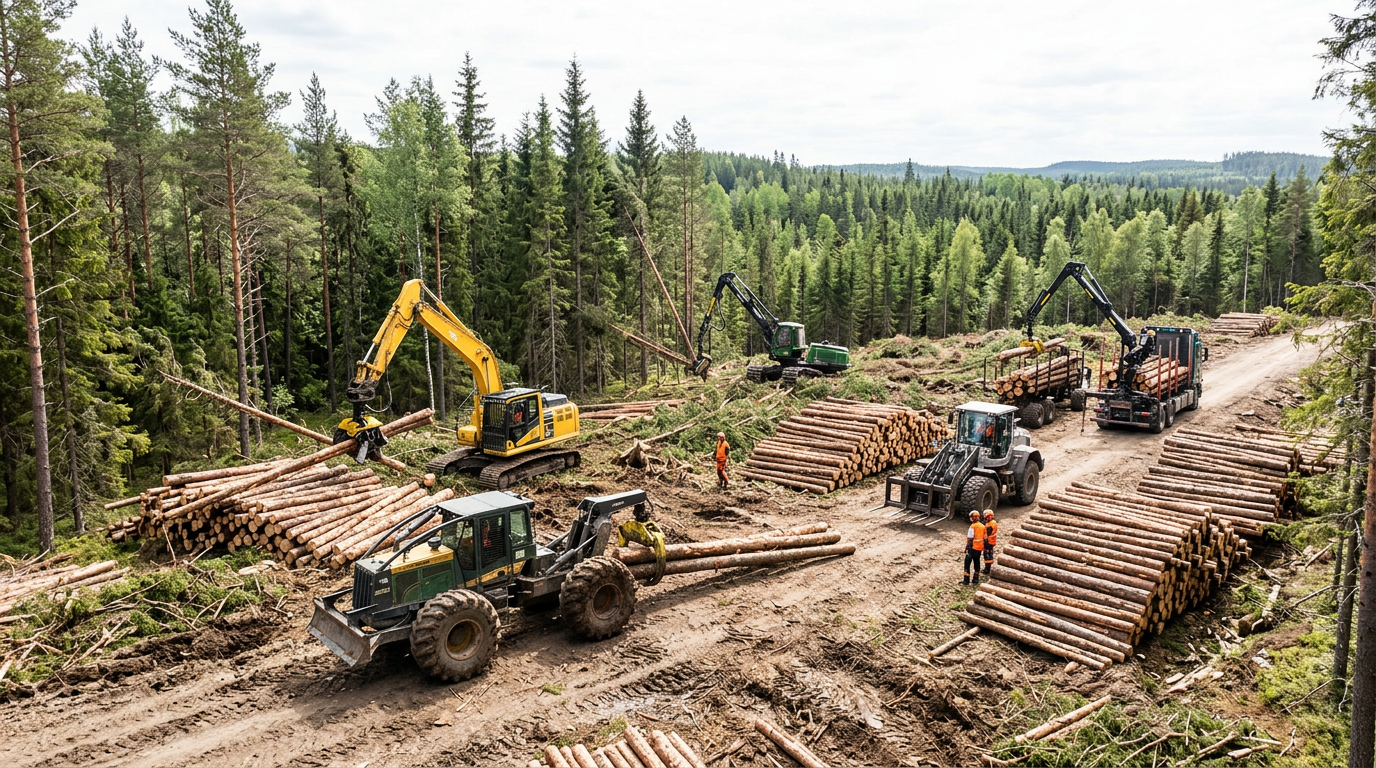 Harvester and loader fleet financing