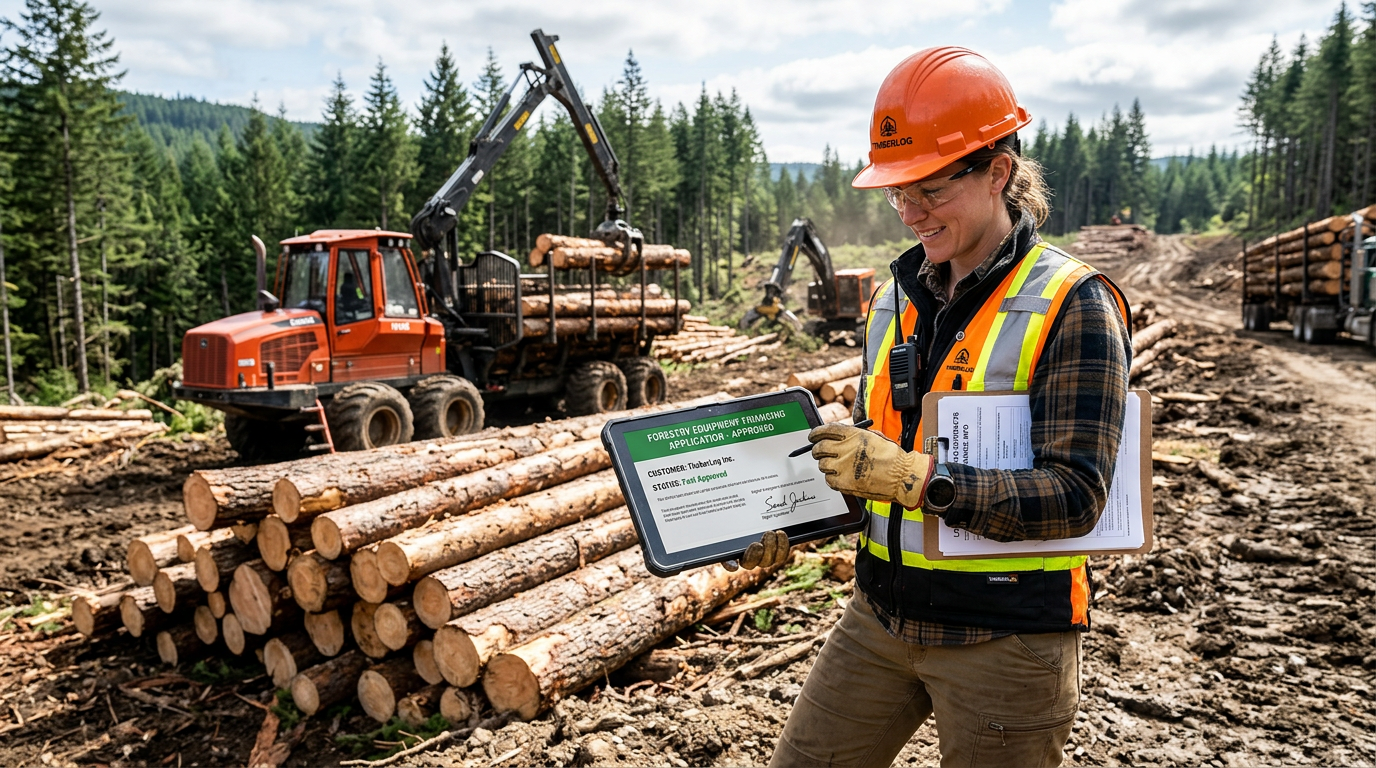 Fast forestry equipment financing