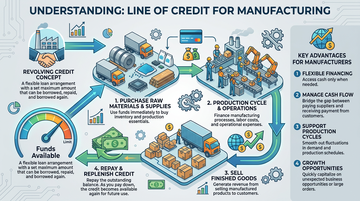 Line of credit for materials and payroll