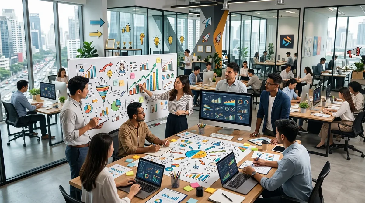 Digital marketing strategy and search visibility