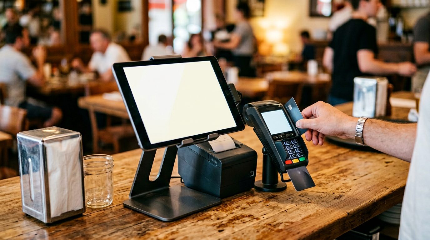 POS system and point of sale for restaurant