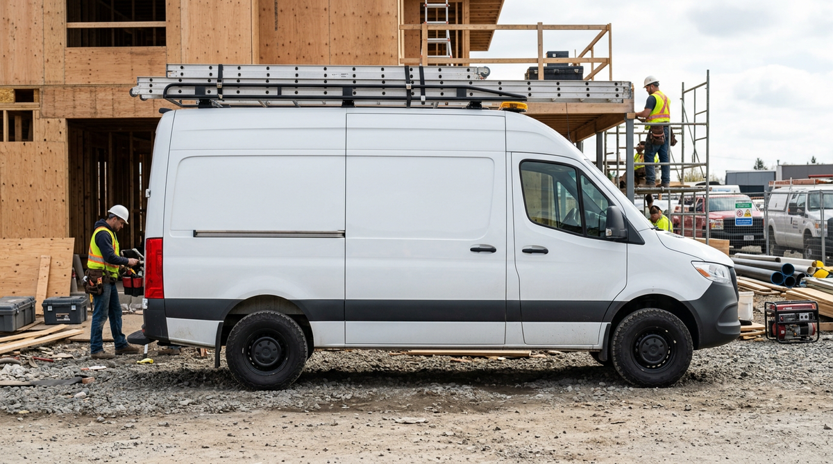 Upfitted commercial van equipment loan example