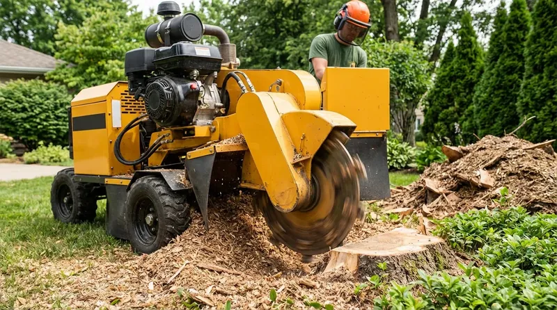 Stump grinder financing for tree services