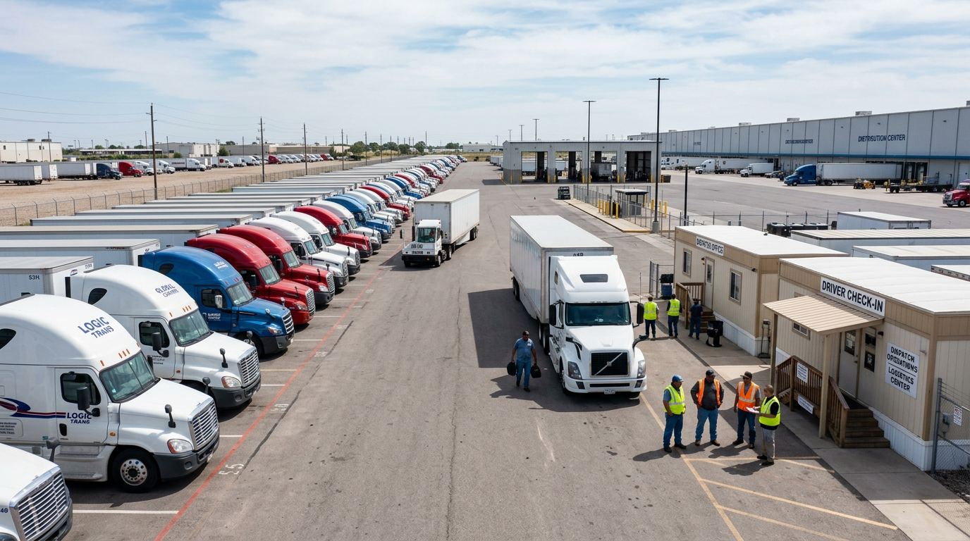 Trucking terminal and freight operations