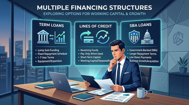When to choose a different financing structure instead of working capital term debt